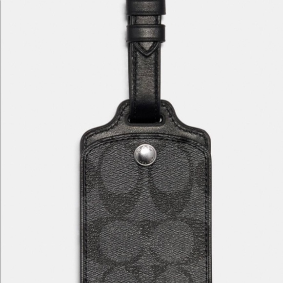 Coach Accessories Coach Luggage Tag In Signature Canvas Poshmark
